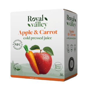 3L Apple Carrot Juice bag in box NFC