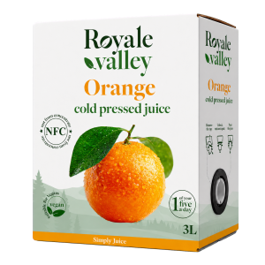 Royal Valley Orange NFC cold pressed juice Bag in Box 3L